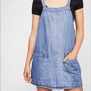 One Teaspoon denim overall dress!